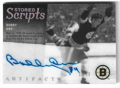 Bobby Orr #SS-BO Hockey Cards 2021 Upper Deck Artifacts Storied Scripts Autographs Prices