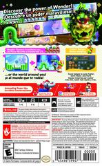 Back Cover | Super Mario Bros. Wonder Nintendo Switch