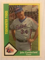 John Cumberland #28 Baseball Cards 1990 CMC Tidewater Tides Prices