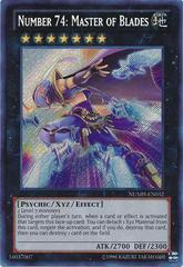 Number 74: Master of Blades YuGiOh Number Hunters Prices