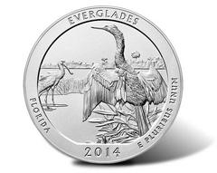 2014 [EVERGLADES] Coins America the Beautiful 5 Oz Prices