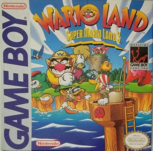 Wario Land Super Mario Land 3 Cover Art