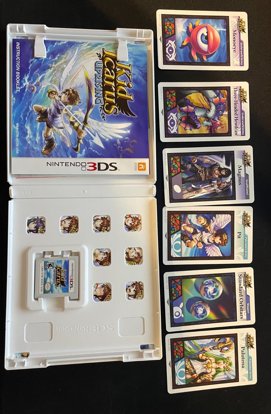 Kid Icarus Uprising Item, Box, and Manual Nintendo 3DS
