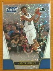 Andrew Wiggins [Dazzle] #3 Basketball Cards 2016 Panini Threads Prices
