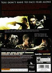 Back Cover | Resident Evil 5 Xbox 360