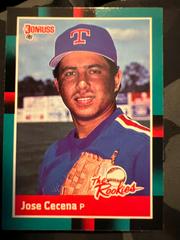 Jose Cecena #6 Baseball Cards 1988 Donruss Rookies Prices