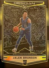 Jalen Brunson [Yellow] Basketball Cards 2018 Panini Obsidian Prices