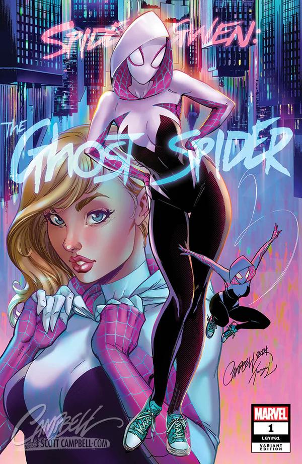 Spider-Gwen: The Ghost-Spider [Campbell] #1 (2024) Comic Books Spider-Gwen: The Ghost-Spider