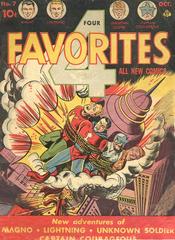 Four Favorites #7 (1942) Comic Books Four Favorites Prices