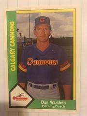 Dan Warthen Baseball Cards 1990 CMC Calgary Cannons Prices