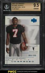 Michael Vick [Portrait] Football Cards 2001 Upper Deck Graded Prices