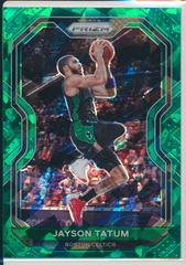 Jayson Tatum [Green Ice Prizm] Basketball Cards 2020 Panini Prizm Prices