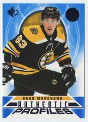 Brad Marchand [Blue] #AP-7 Hockey Cards 2020 SP Authentic Profiles Prices