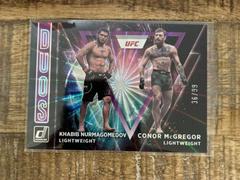 Khabib Nurmagomedov, Conor McGregor [Purple Laser] #8 Ufc Cards 2022 Panini Donruss UFC Duos Prices