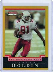 Anquan Boldin [Gold Refractor] #25 Football Cards 2004 Bowman Chrome Prices