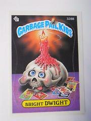 Bright DWIGHT #328B 1987 Garbage Pail Kids Prices