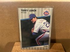 Terry Leach #40 Baseball Cards 1989 Fleer Prices