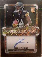 George Pickens [Rookie of the Year Autograph Black Scope] #ROY-GP Football Cards 2022 Panini Contenders Optic Rookie of the Year Prices