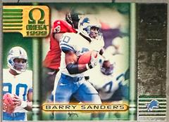 Barry Sanders Football Cards 1999 Pacific Omega Prices