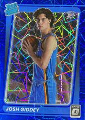 Josh Giddey [Blue Velocity] Basketball Cards 2021 Panini Donruss Optic Prices