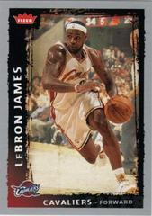 LeBron James #23 Basketball Cards 2008 Fleer Prices