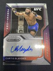Curtis Blaydes [Silver] #SS-CBY Ufc Cards 2021 Panini Prizm UFC Sensational Signatures Prices