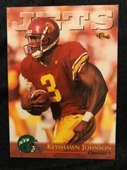 Keyshawn Johnson #99 Football Cards 1996 Classic NFL Draft Prices