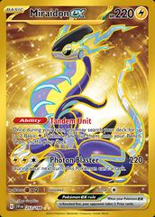 Mavin  Miraidon EX Gold SR Pokemon Scarlet/Violet 253/198 ENGLISH NM/Mint
