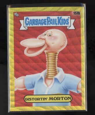 DISTORTIN' MORTON [Yellow Wave] #157b 2021 Garbage Pail Kids Chrome