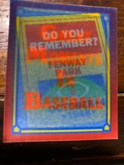 Fenway Park Lou brings the flag #40 of 56 Baseball Cards 1988 Score Magic Motion Great Moments in Baseball Prices