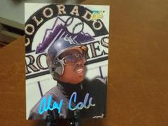 Alex Cole #106 Baseball Cards 1993 Studio Prices