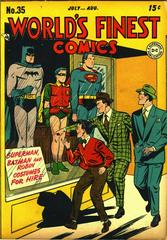 World's Finest Comics #35 (1948) Comic Books World's Finest Comics Prices