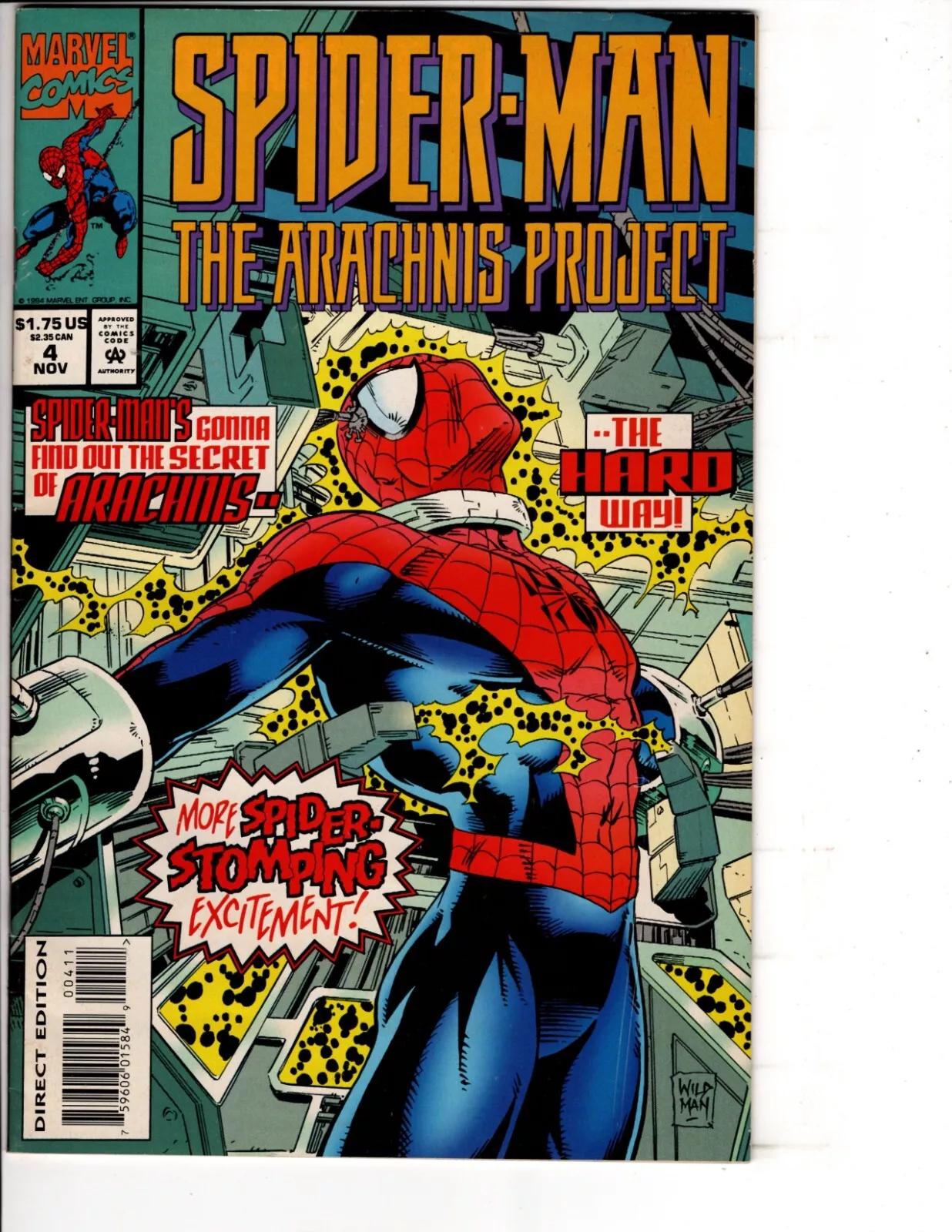 Spider-Man: The Arachnis Project [Newsstand] #4 (1994) Comic Books Spider-Man: The Arachnis Project