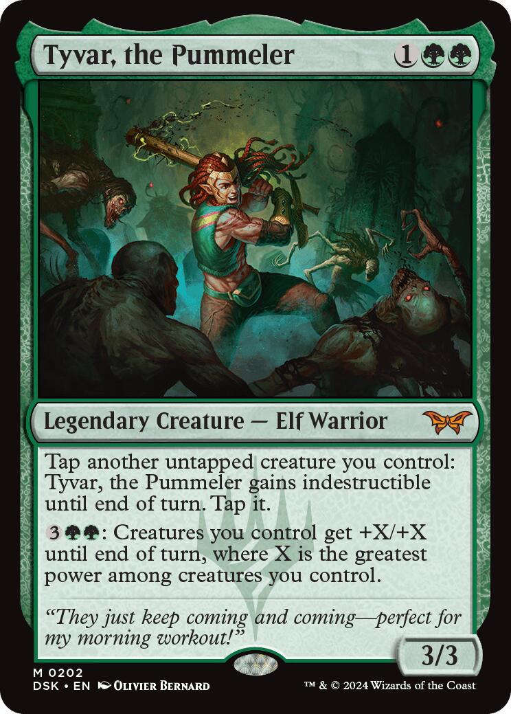 Tyvar, the Pummeler [Foil] #202 Magic Duskmourn: House of Horror