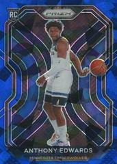 Anthony Edwards [Blue Ice Prizm] #258 Basketball Cards 2020 Panini Prizm Prices