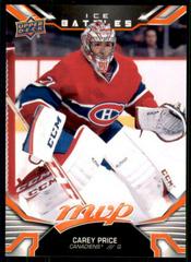 Carey Price [Ice Battle] Hockey Cards 2022 Upper Deck MVP Prices