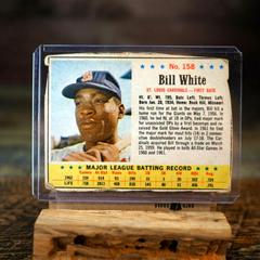 Bill White [Hand Cut] #158 Baseball Cards 1962 Post Cereal Prices