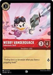 Webby Vanderquack - Enthusiastic Duck [Foil] #127 Lorcana Into the Inklands Prices