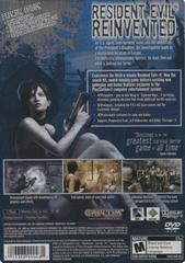 Back Cover | Resident Evil 4 [Premium Edition] Playstation 2