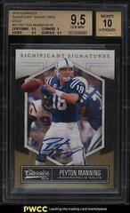 Peyton Manning [Significant Signatures Gold] #42 Football Cards 2010 Panini Classics Prices