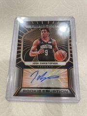 Josh Christopher [Orange] Basketball Cards 2021 Panini Obsidian Rookie Eruption Signatures Prices