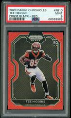 Tee Higgins [Red] Football Cards 2020 Panini Chronicles Prizm Black Prices
