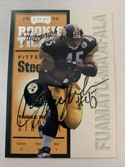 Chris Fuamatu Ma'afala [Autographed] #103 Football Cards 1998 Playoff Contenders Ticket Prices