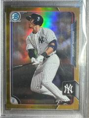 Aaron Judge [Chrome Gold Refractor] Baseball Cards 2015 Bowman Draft Prices