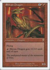 Shivan Dragon #218 Magic 7th Edition Prices