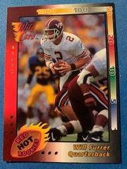 Will Furrer #3 Football Cards 1992 Wild Card Red Hot Rookies Prices