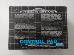 Box Backside A | Sega Mega Drive Control Pad [Version 1990] PAL Sega Mega Drive
