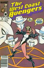 The West Coast Avengers [Newsstand] #41 (1989) Comic Books West Coast Avengers Prices