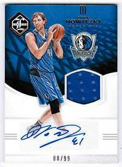 Dirk Nowitzki Basketball Cards 2016 Panini Limited Limited Jersey Signatures Prices