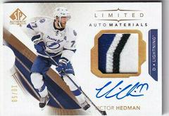 Victor Hedman [Future Watch Autograph Limited] #7 Hockey Cards 2017 SP Authentic Prices